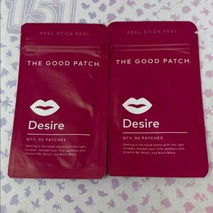 The Good Patch -lot of 2 DESIRE - get in the mood - 8 patches 
New